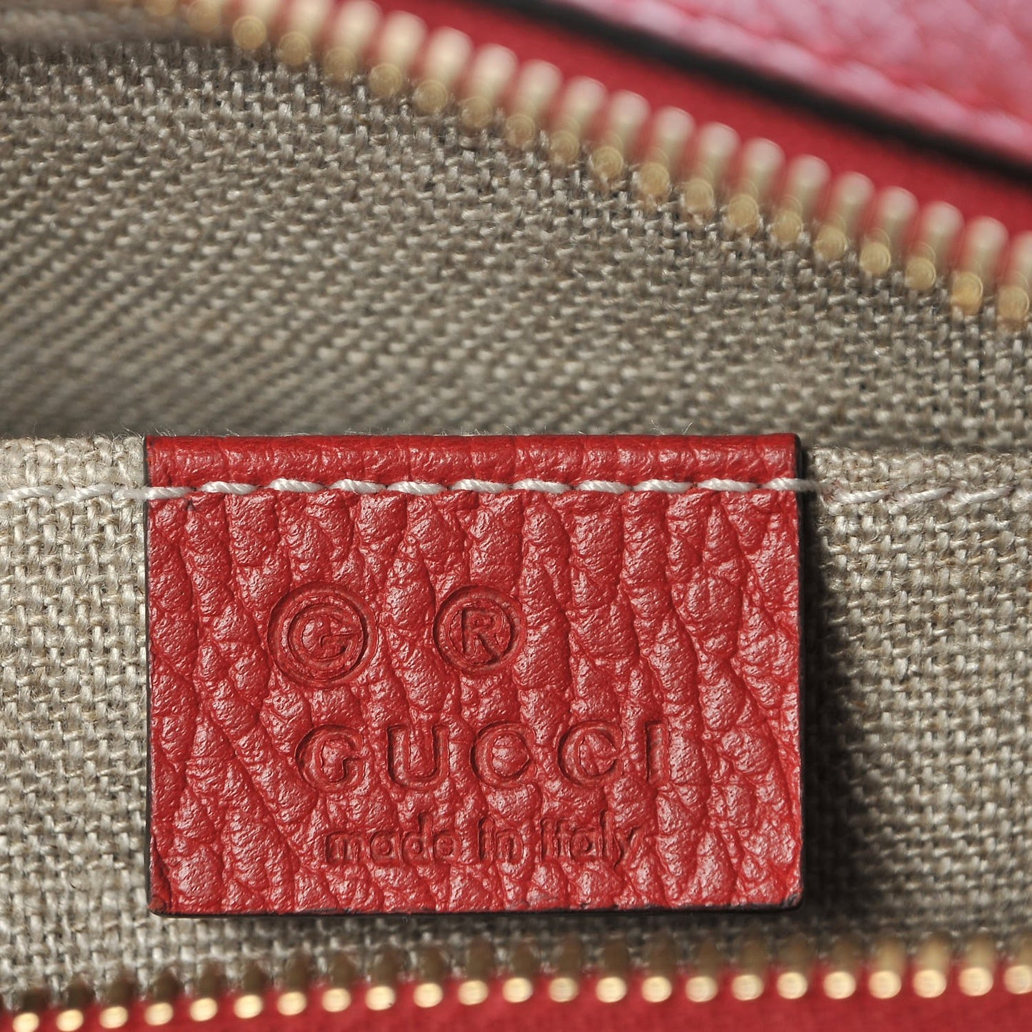 Monogram Mini Bree Messenger Bag Red