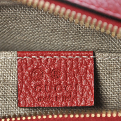 Gucci Monogram Mini Bree Messenger Bag Red 6 of 7
