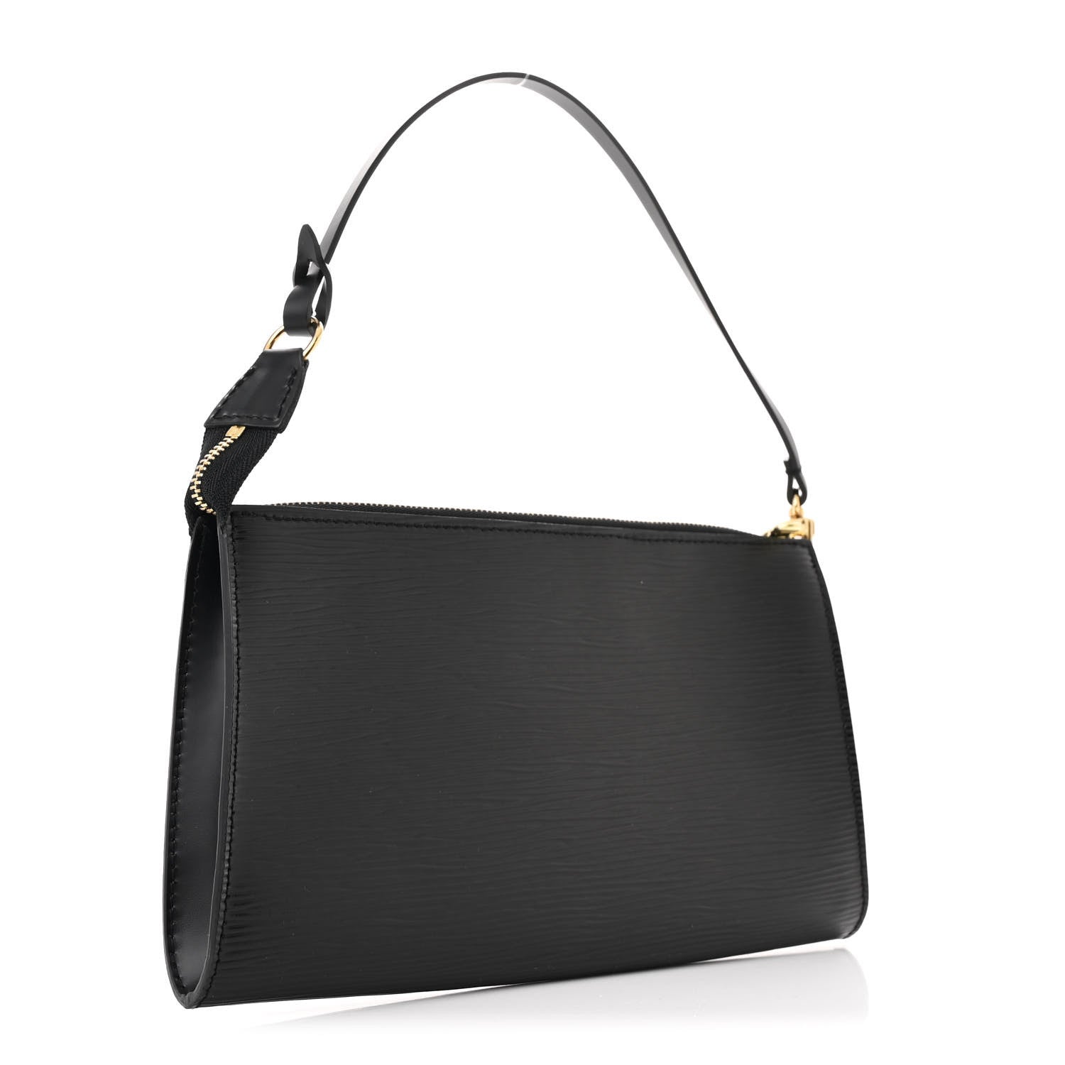 Louis Vuitton Epi Pochette Accessories 24 Black 3 of 9