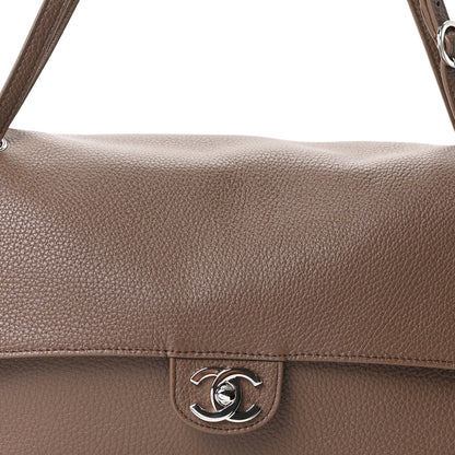 Chanel Grained Calfskin Small Souplissimo Maxi Flap Light Brown 8 of 11