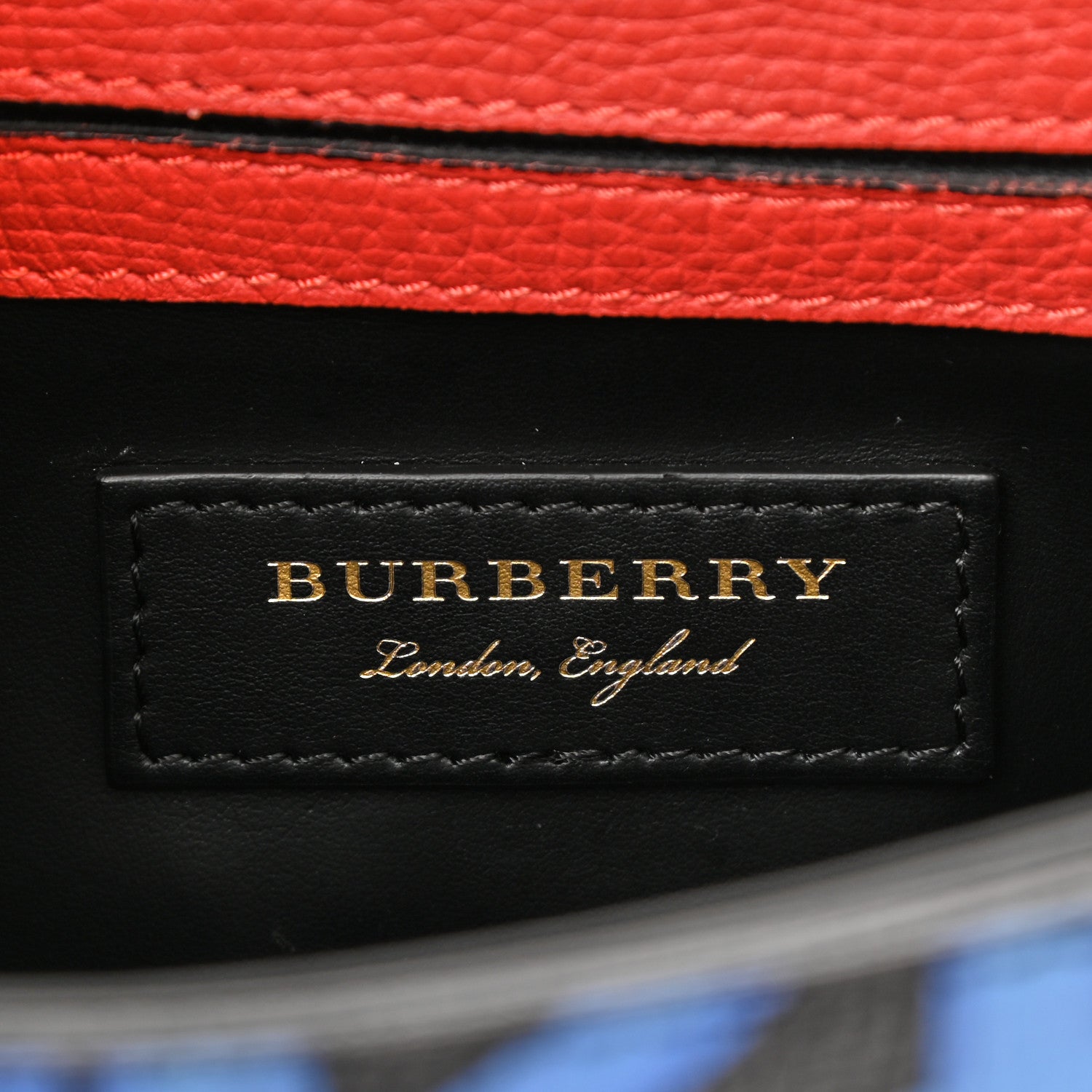 Burberry Calfskin Graffiti Print Small Macken Crossbody Bag Black 9 of 15