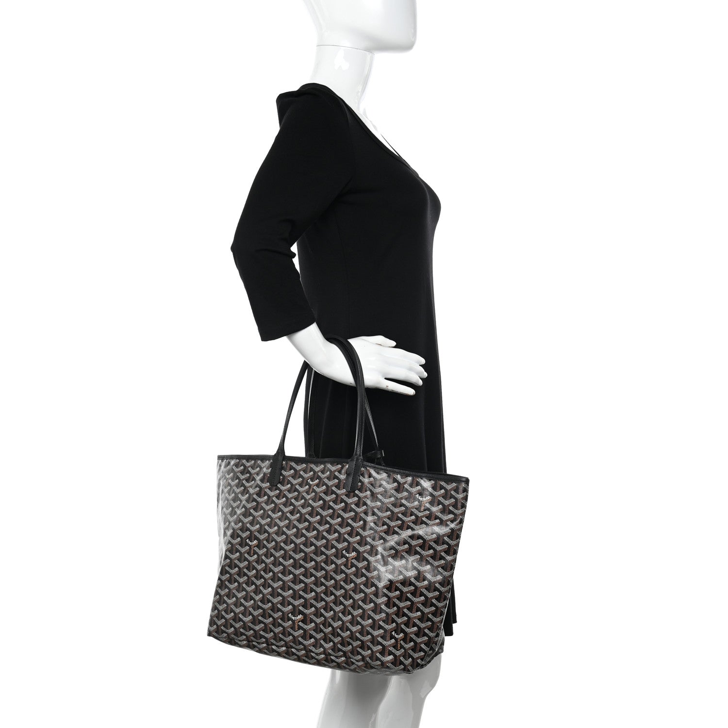 Goyard Goyardine Saint Louis PM Black 2 of 12