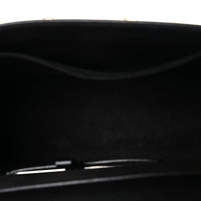 Louis Vuitton Veau Satin Monogram Twist Shoulder Bag MM Black 6 of 10