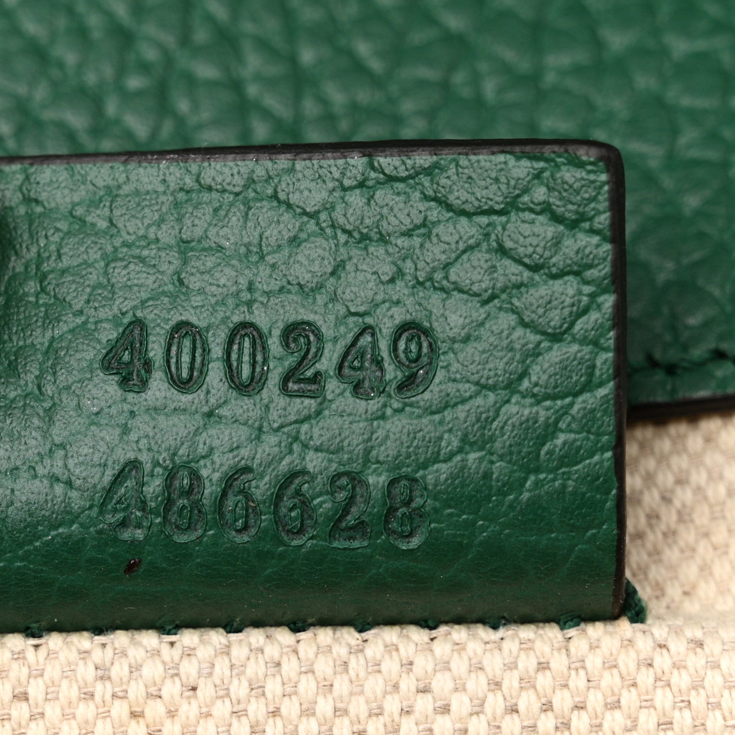 Gucci Pebbled Calfskin Small Dionysus Shoulder Bag Emerald 7 of 14