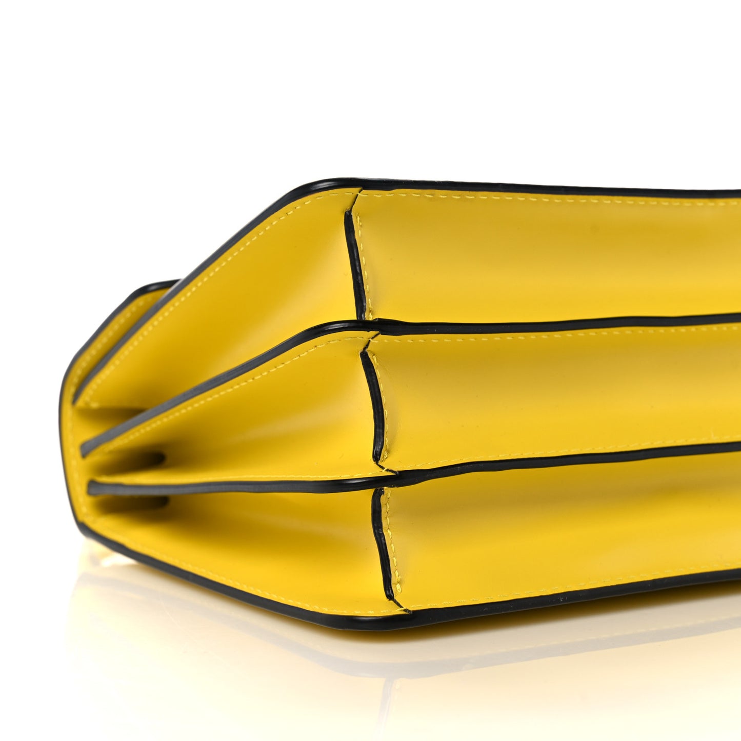Calfskin Serpenti Forever Top Handle Yellow