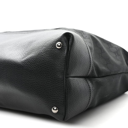 Gucci Monogram Large Business Tote Black 10 of 10