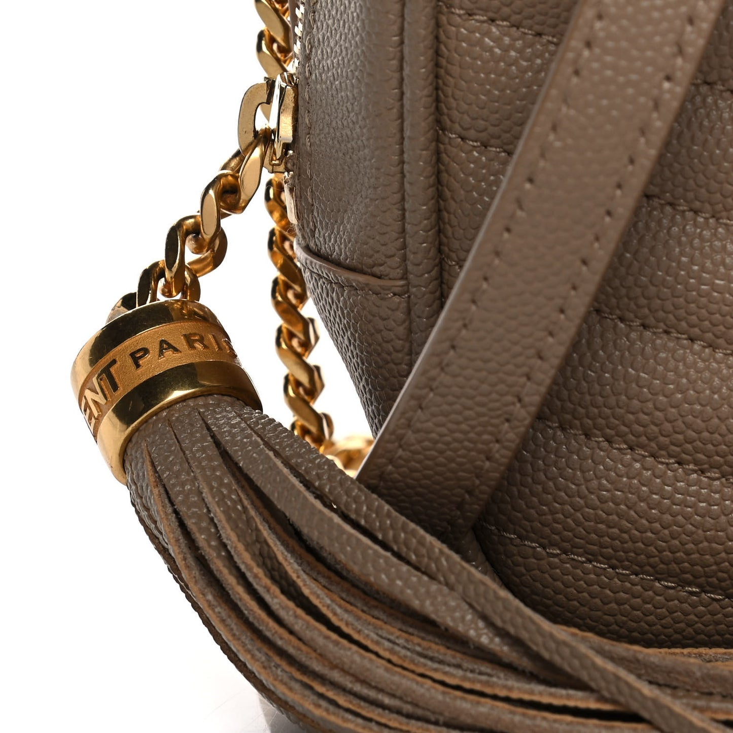 Grain De Poudre Matelasse Monogram Mini Lou Camera Bag Gold Sand