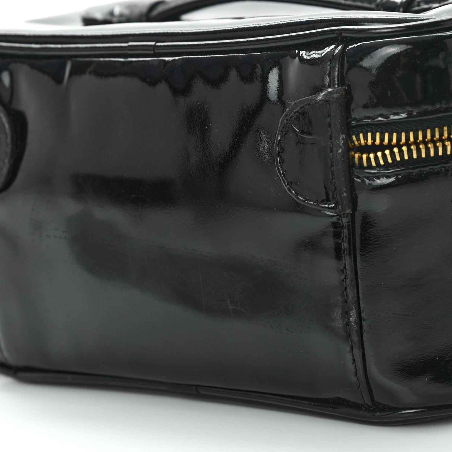 Chanel Patent Vanity Cosmetic Case Black 15 of 15