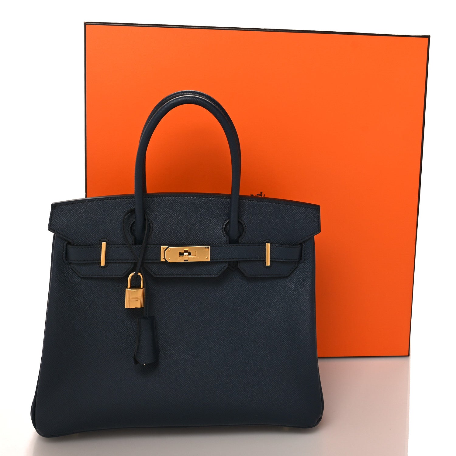 Hermes Epsom Birkin 30 Bleu Indigo 15 of 15