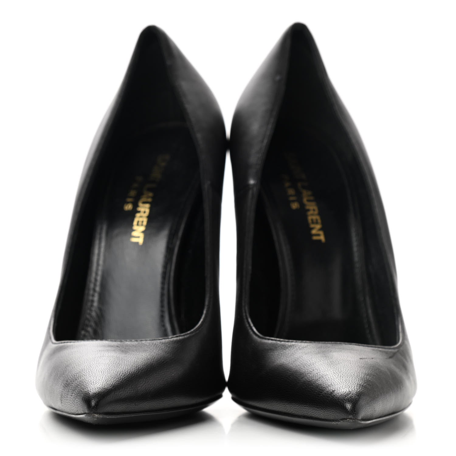 Saint Laurent Calfskin Opyum 110 Pumps 36 Black 2 of 10