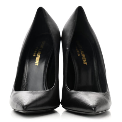 Saint Laurent Calfskin Opyum 110 Pumps 36 Black 2 of 10