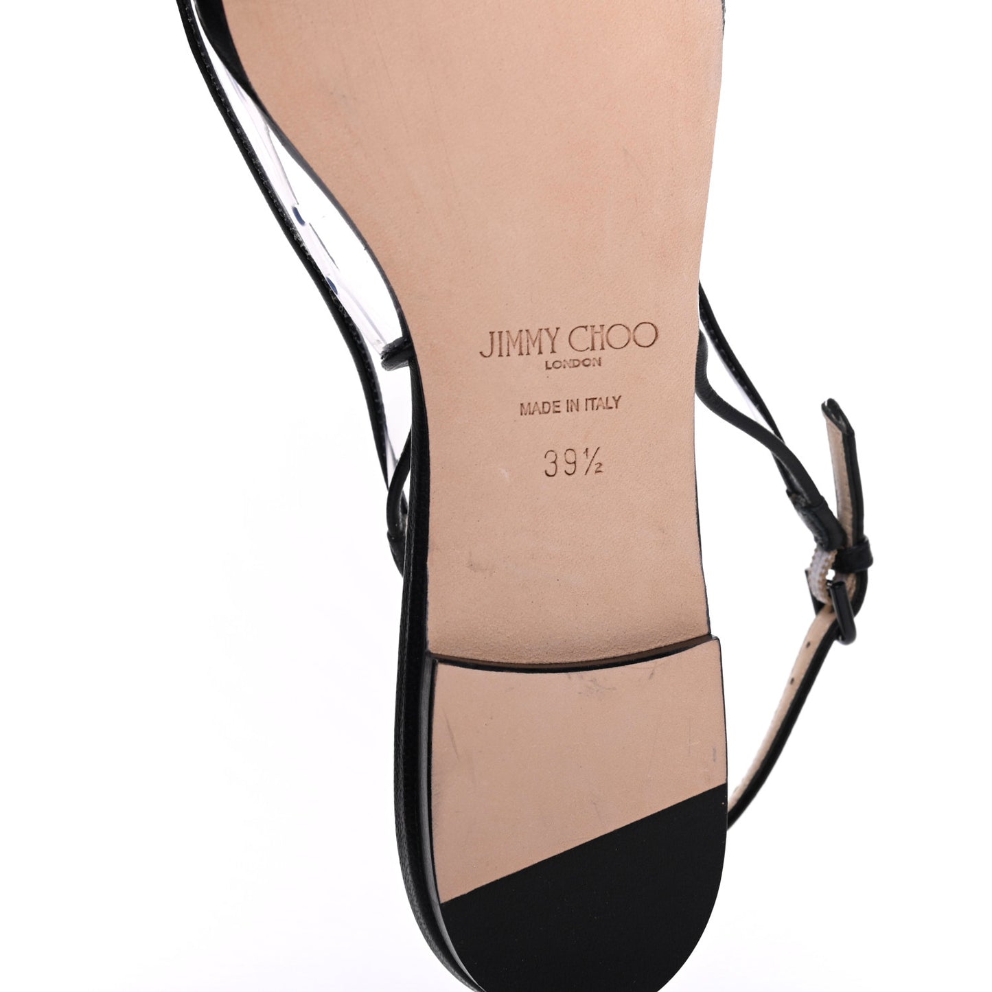 Kid PVC Erin Slingback Flats 39.5 Black