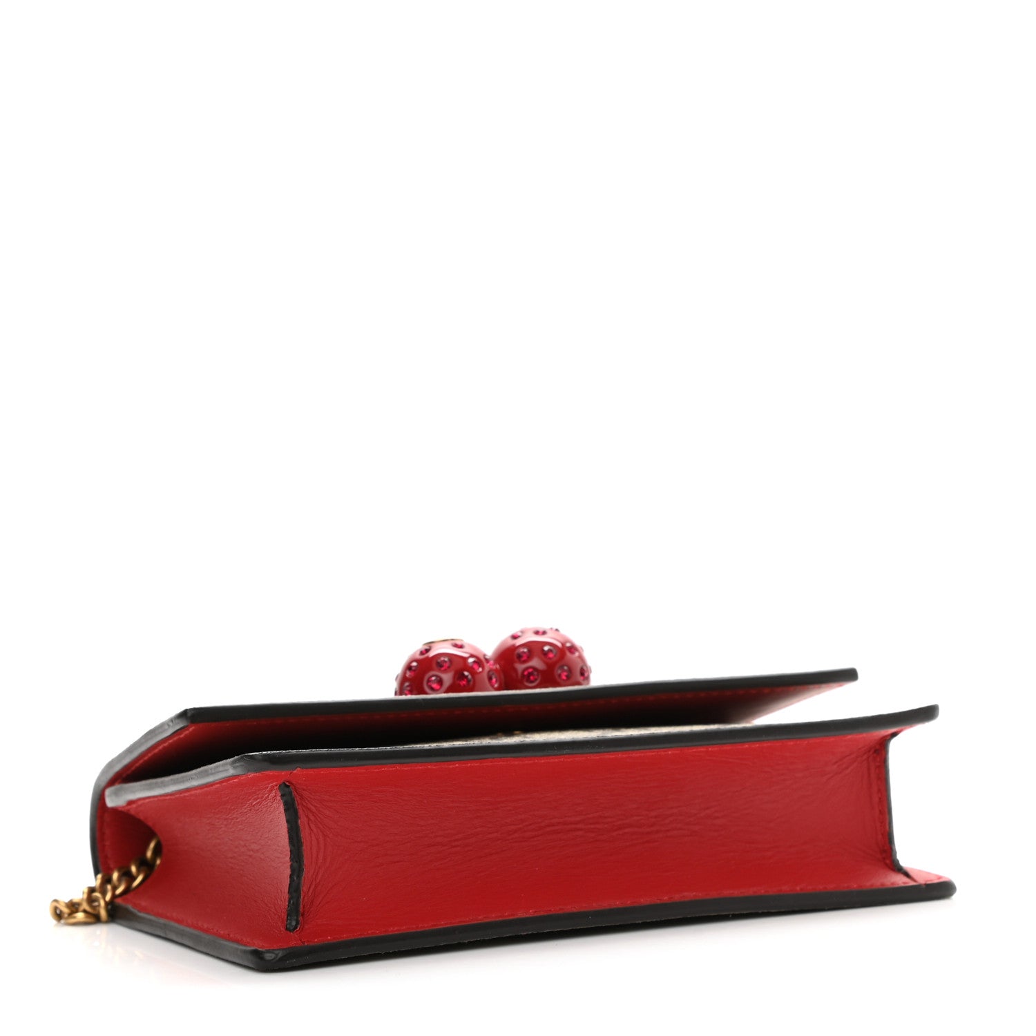 Gucci GG Supreme Monogram Mini Cherry Chain Bag 3 of 9