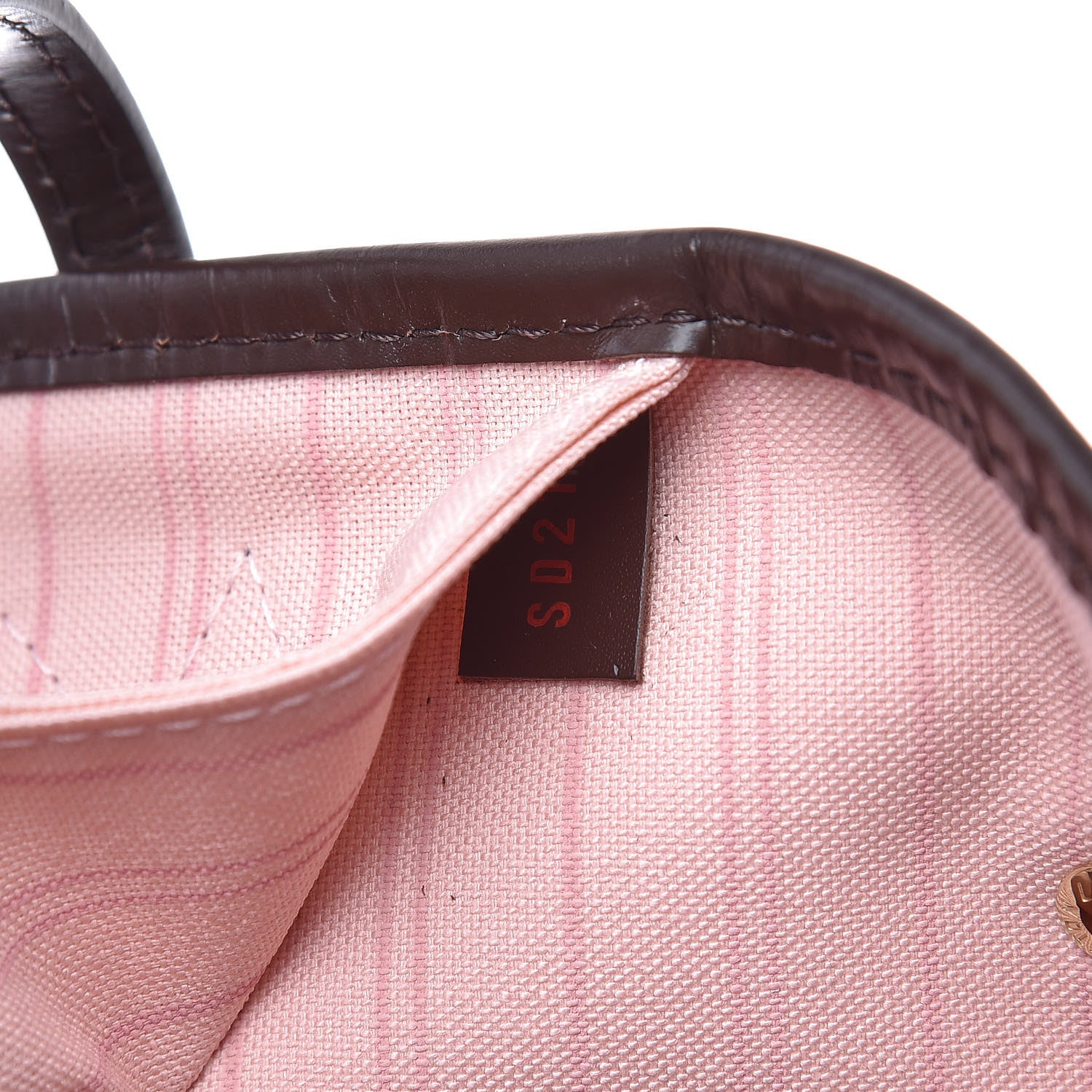 Louis Vuitton Damier Ebene Neo Neverfull MM Rose Ballerine 7 of 11