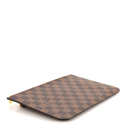 Louis Vuitton Damier Ebene Neverfull MM GM Pochette Rose Ballerine 4 of 11