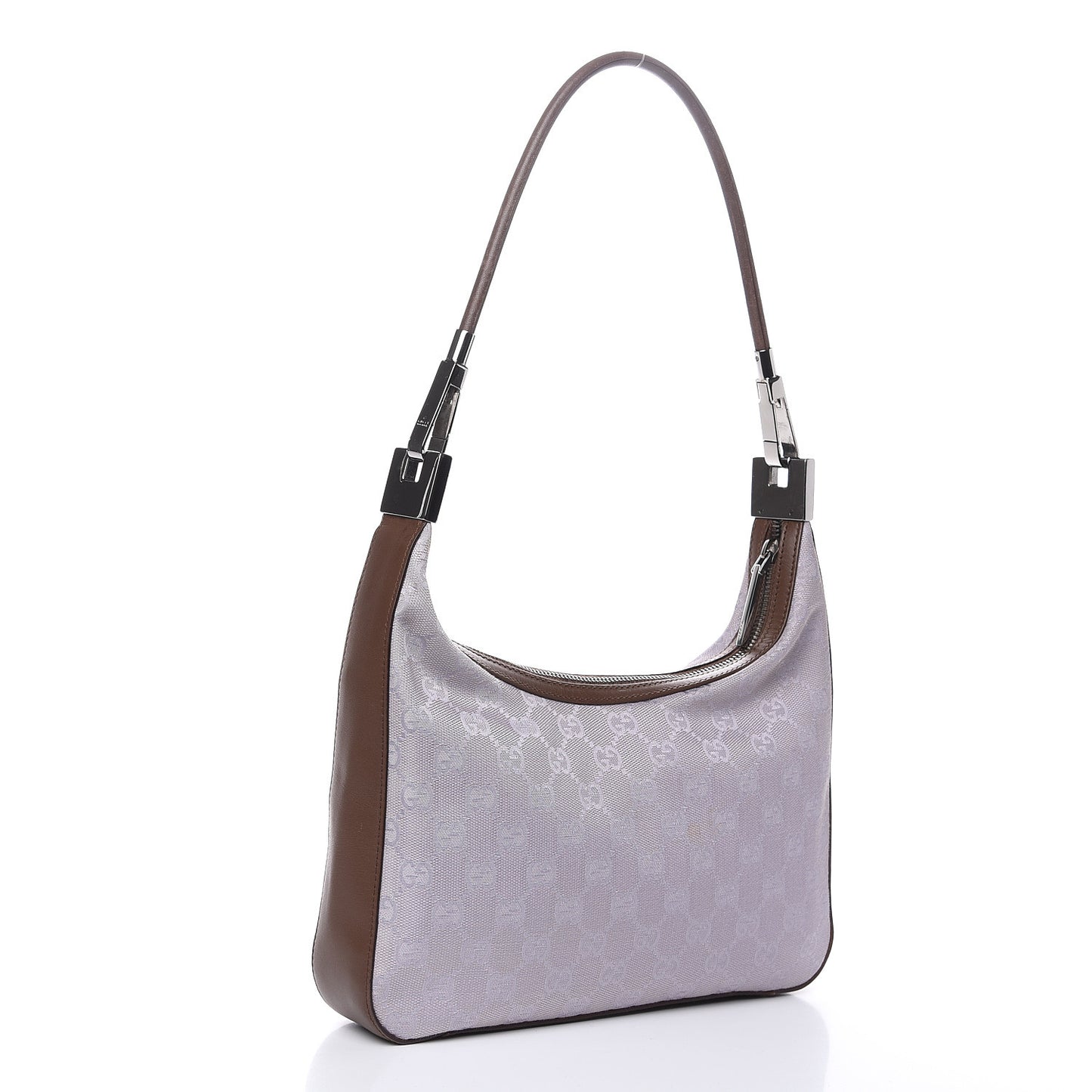 Monogram Small Clasp Hobo Purple