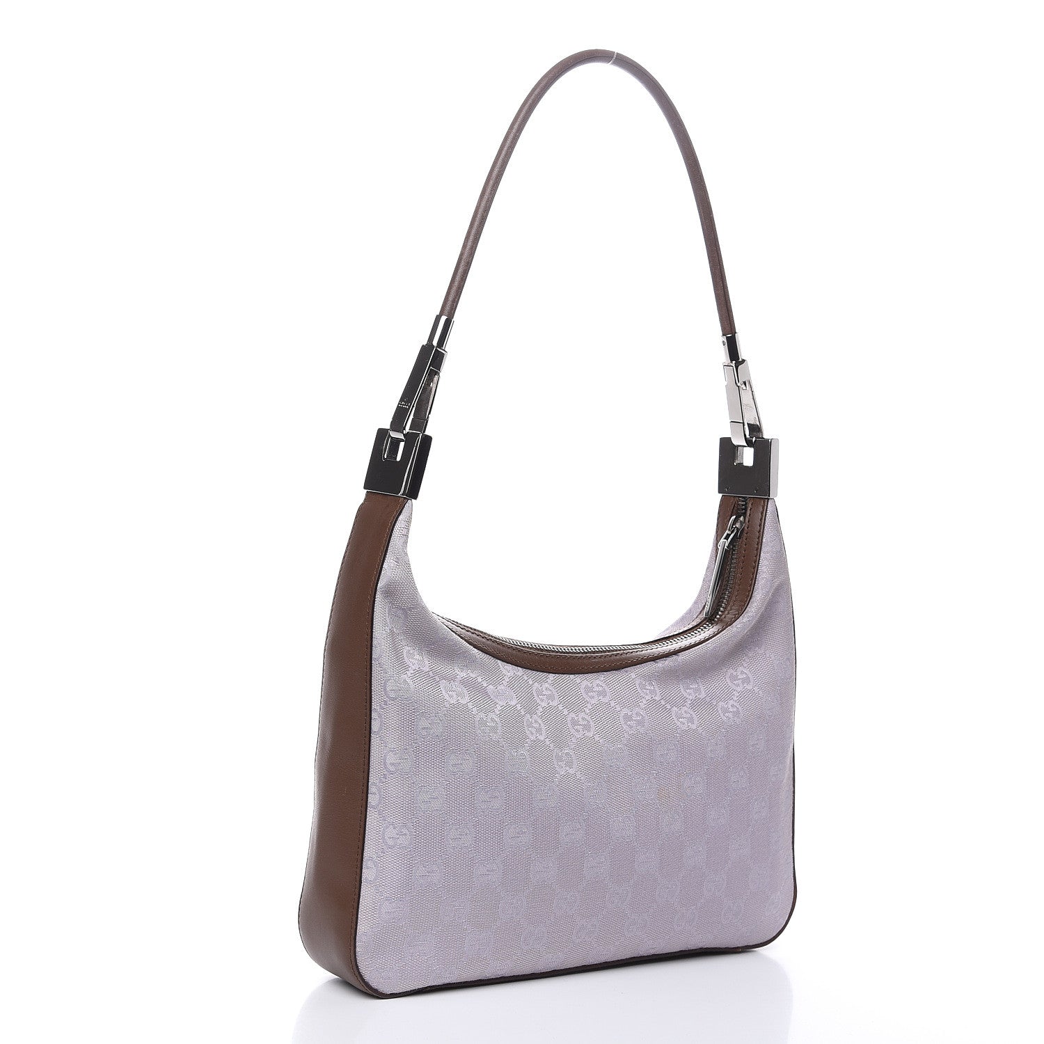 Gucci Monogram Small Clasp Hobo Purple 3 of 11