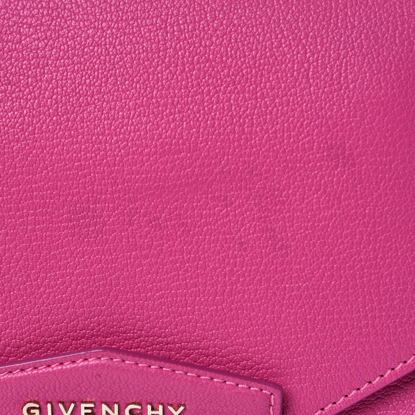 Sugar Goatskin Medium Antigona Envelope Clutch Burgundy