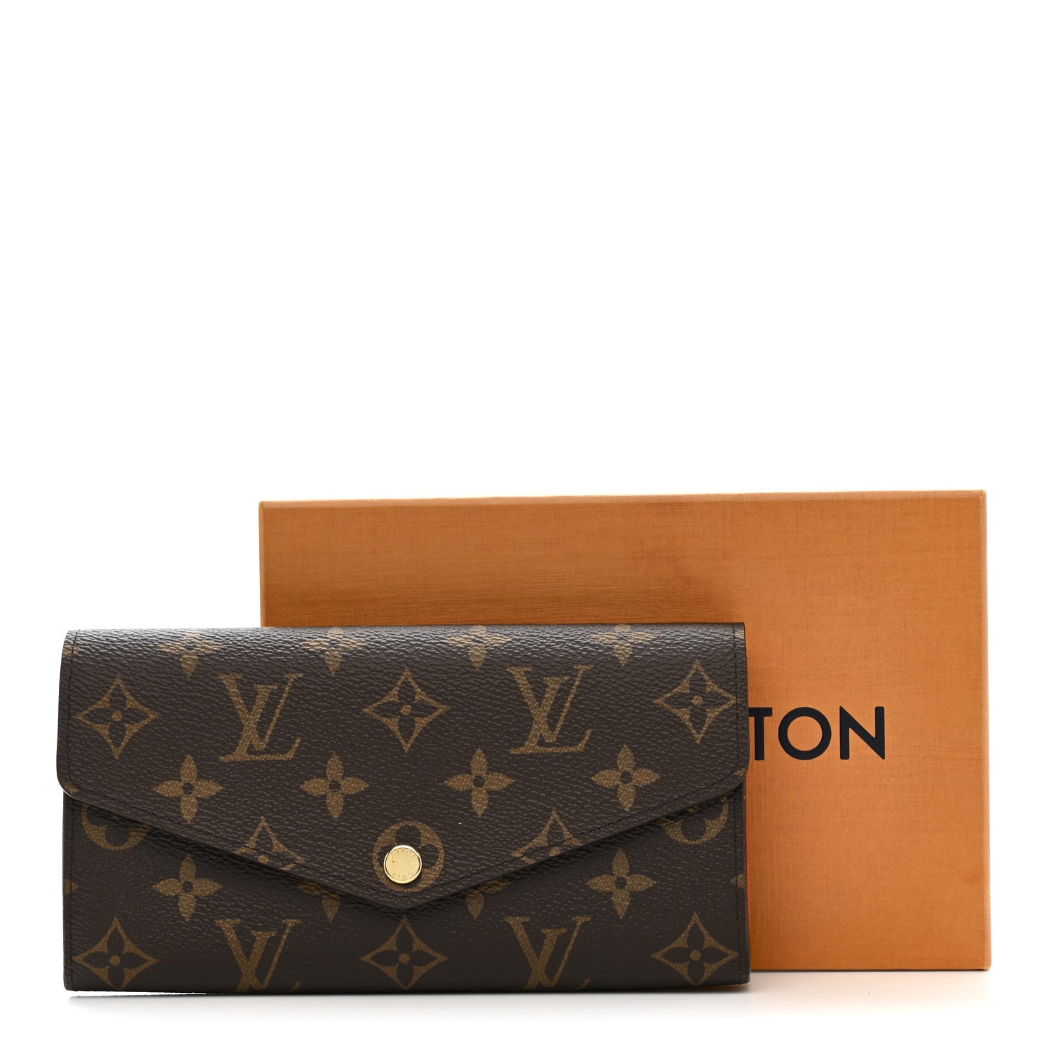 Louis Vuitton Monogram Sarah Wallet NM Coquelicot 8 of 8