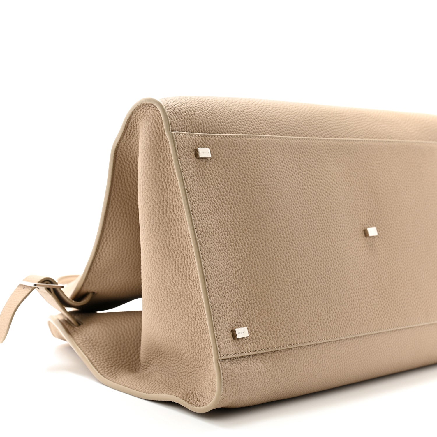 The Row Matte Grained Calfskin Soft Margaux 17 Dark Taupe 8 of 9