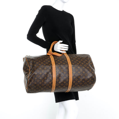 Louis Vuitton Monogram Keepall Bandouliere 55 2 of 23