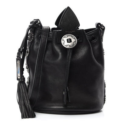 Saint Laurent Calfskin Small Anja Bucket Black 1 of 10