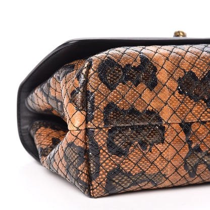 Bottega Veneta Nappa Karung Olimpia Knot Ocre Black 5 of 10