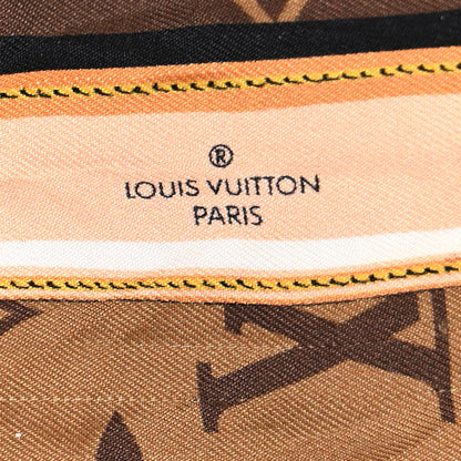 Louis Vuitton Silk Monogram Confidential Bandeau Brown 3 of 10
