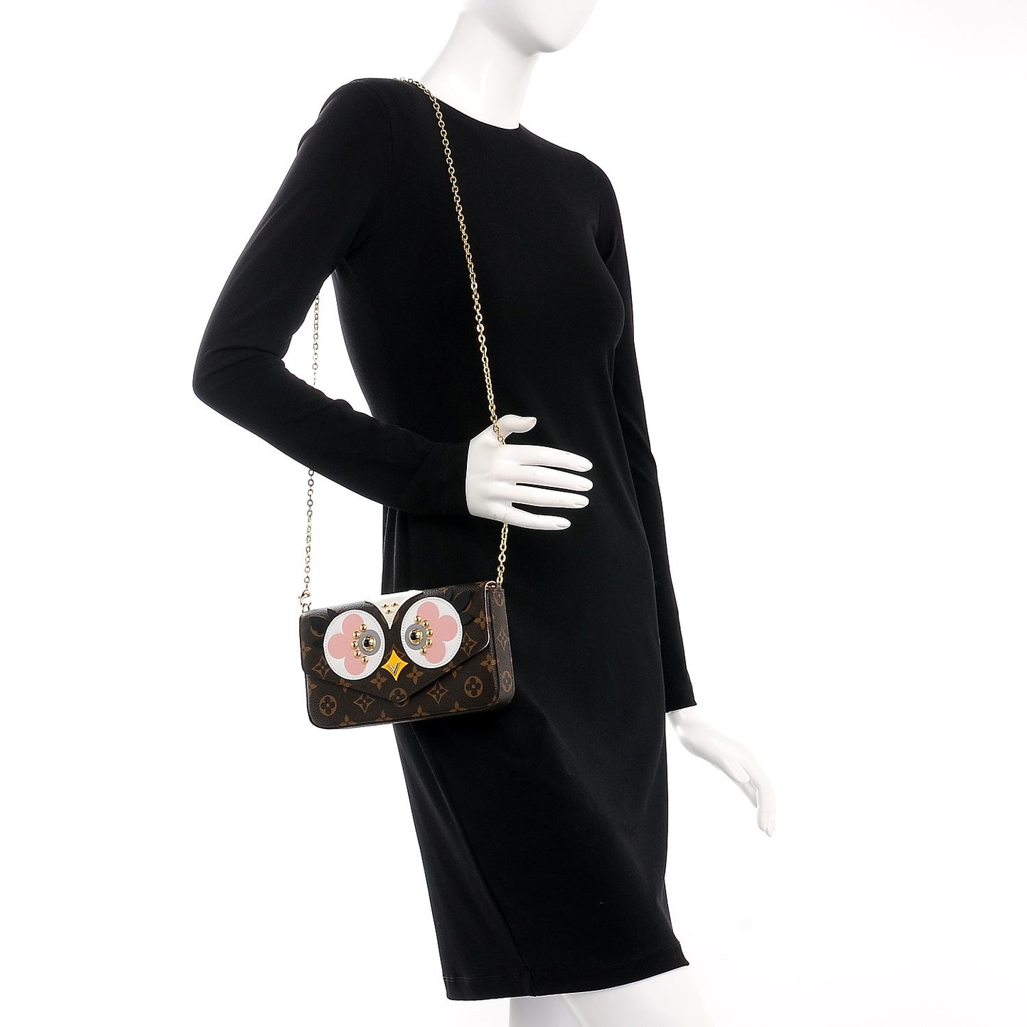 Monogram Lovely Birds Pochette Felicie Chain Wallet