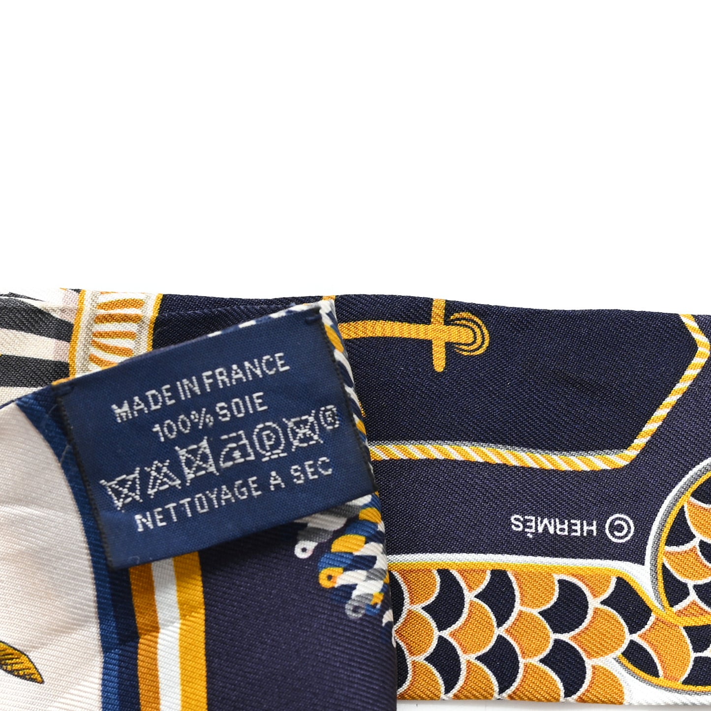 Silk Epaulettes De Gala Twilly Marine Gold White