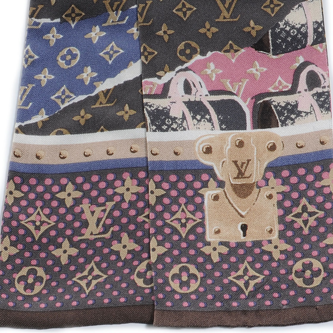 Silk Monogram Wallpaper Bandeau