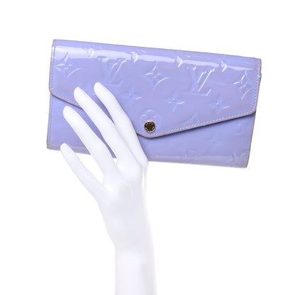 Louis Vuitton Vernis Sarah Wallet NM Lilac 2 of 15