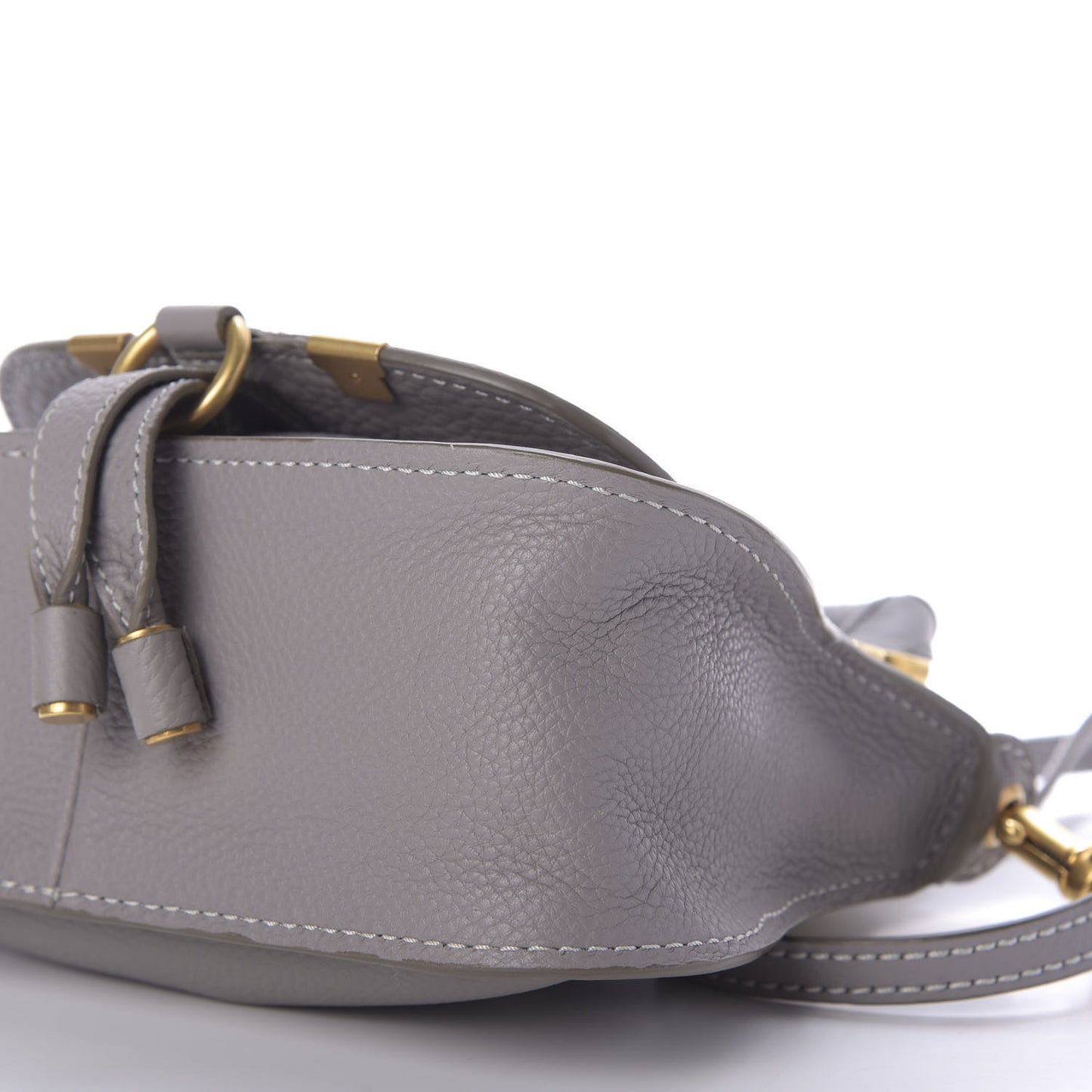 Calfskin Mini Marcie Satchel Cashmere Grey