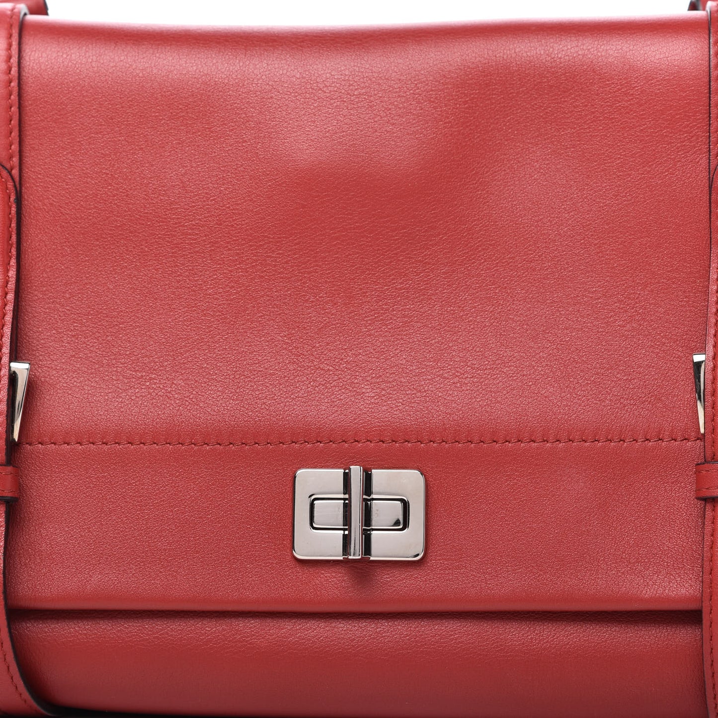 Lux Calf Flap Crossbody Fuoco