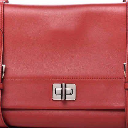 Prada Lux Calf Flap Crossbody Fuoco 12 of 13