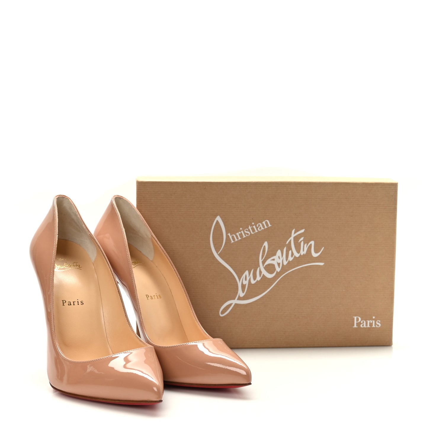 Patent Pigalle Follies 100 Pumps 39.5 Nude
