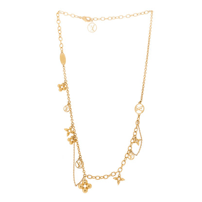 Louis Vuitton Metal Blooming Supple Necklace Gold 3 of 7
