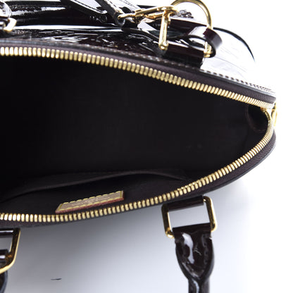 Louis Vuitton Vernis Alma BB Amarante 5 of 9