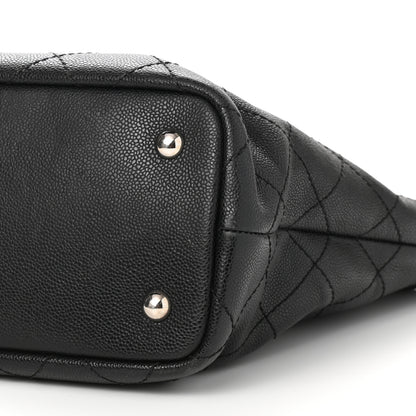 Chanel Grained Calfskin Shopping Fever Tote Black 11 of 12