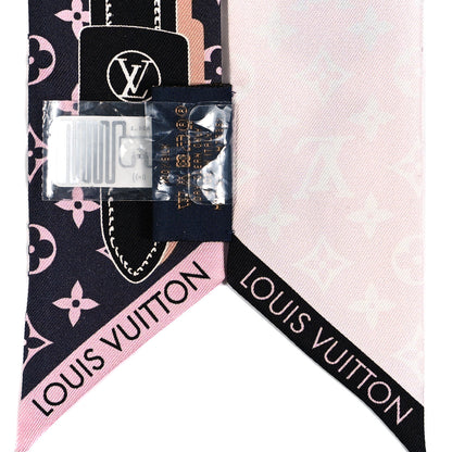 Louis Vuitton Silk Monogram Rising Confidential BB Bandeau Black Rose 4 of 4