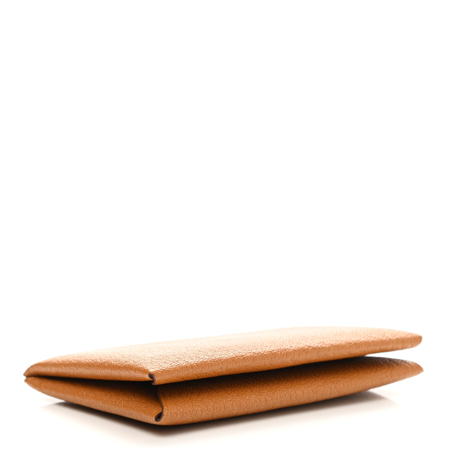 Hermes Chevre Mysore Verso Calvi Card Case Caramel Rose Sakura 4 of 7