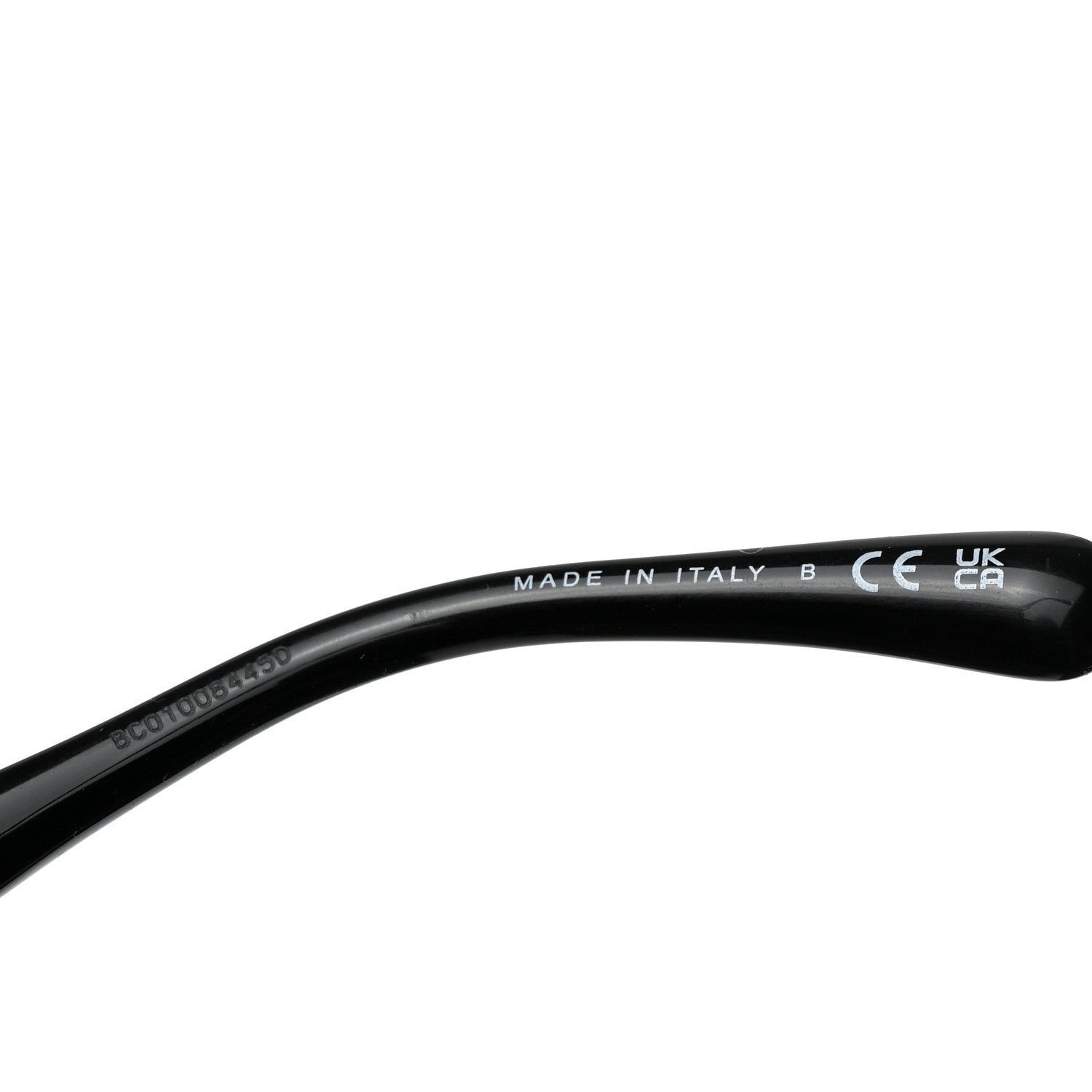 Chanel Acetate Strass Polarized Square Sunglasses 5422-B-A Black White 5 of 8