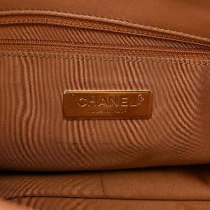 Chanel Lambskin Quilted Large Chanel 19 Flap Brown 6 of 13