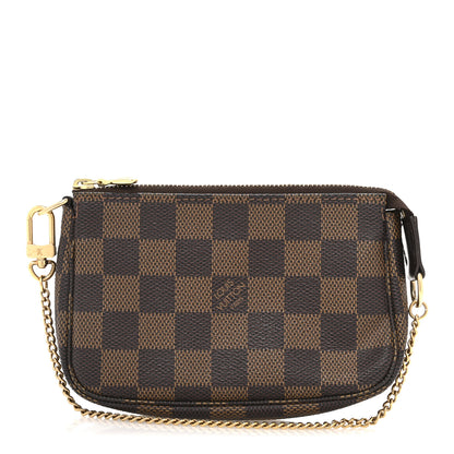 Louis Vuitton Damier Ebene Mini Pochette Accessories 1 of 9
