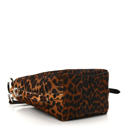 Jimmy Choo Calf Hair Leopard Print Varenne Small Bucket Bag 4 of 8