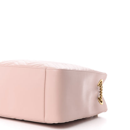 Gucci Calfskin Matelasse Medium GG Marmont Shoulder Tote Bag Perfect Pink 7 of 11