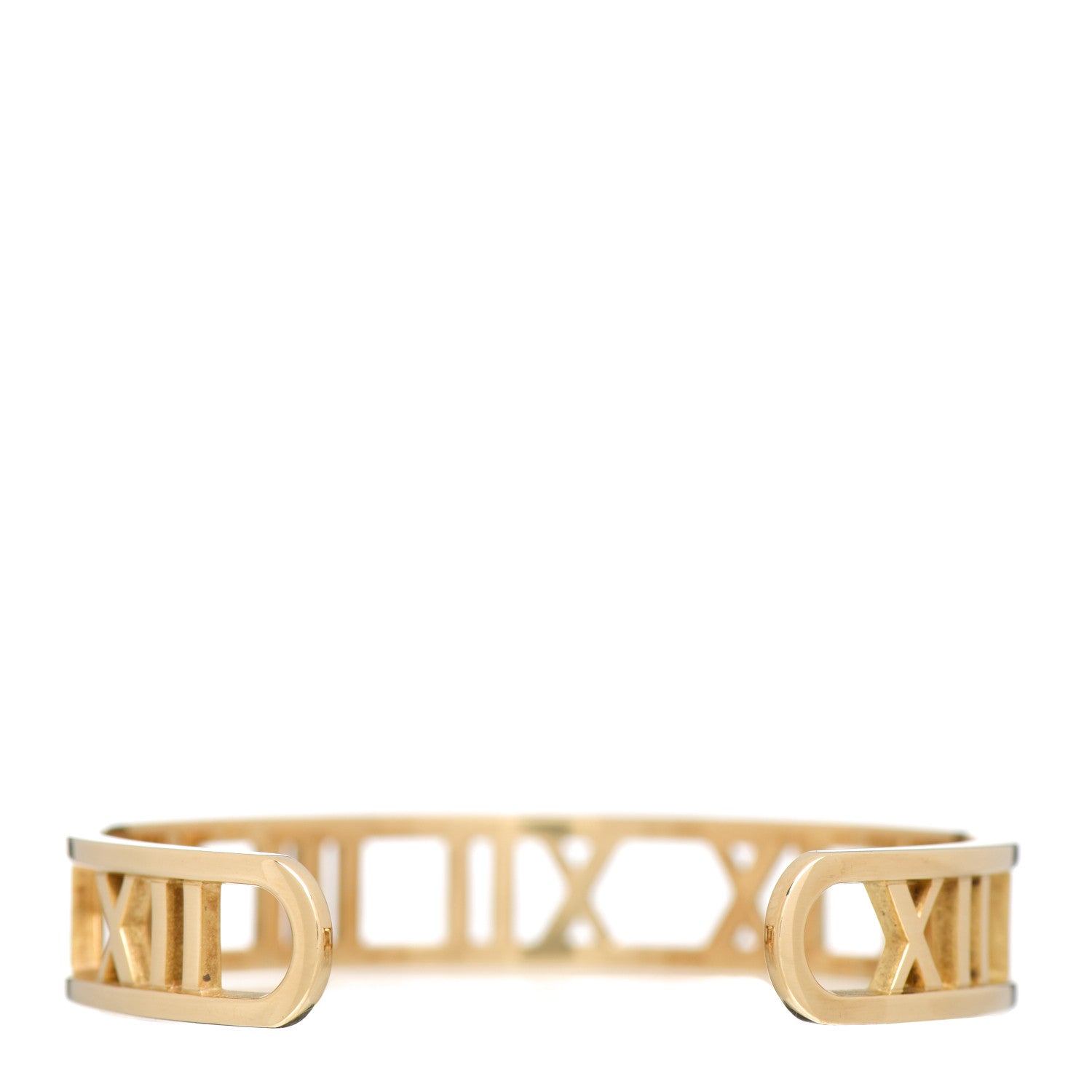 Tiffany 18K Yellow Gold Atlas Open Cuff Bracelet 3 of 5