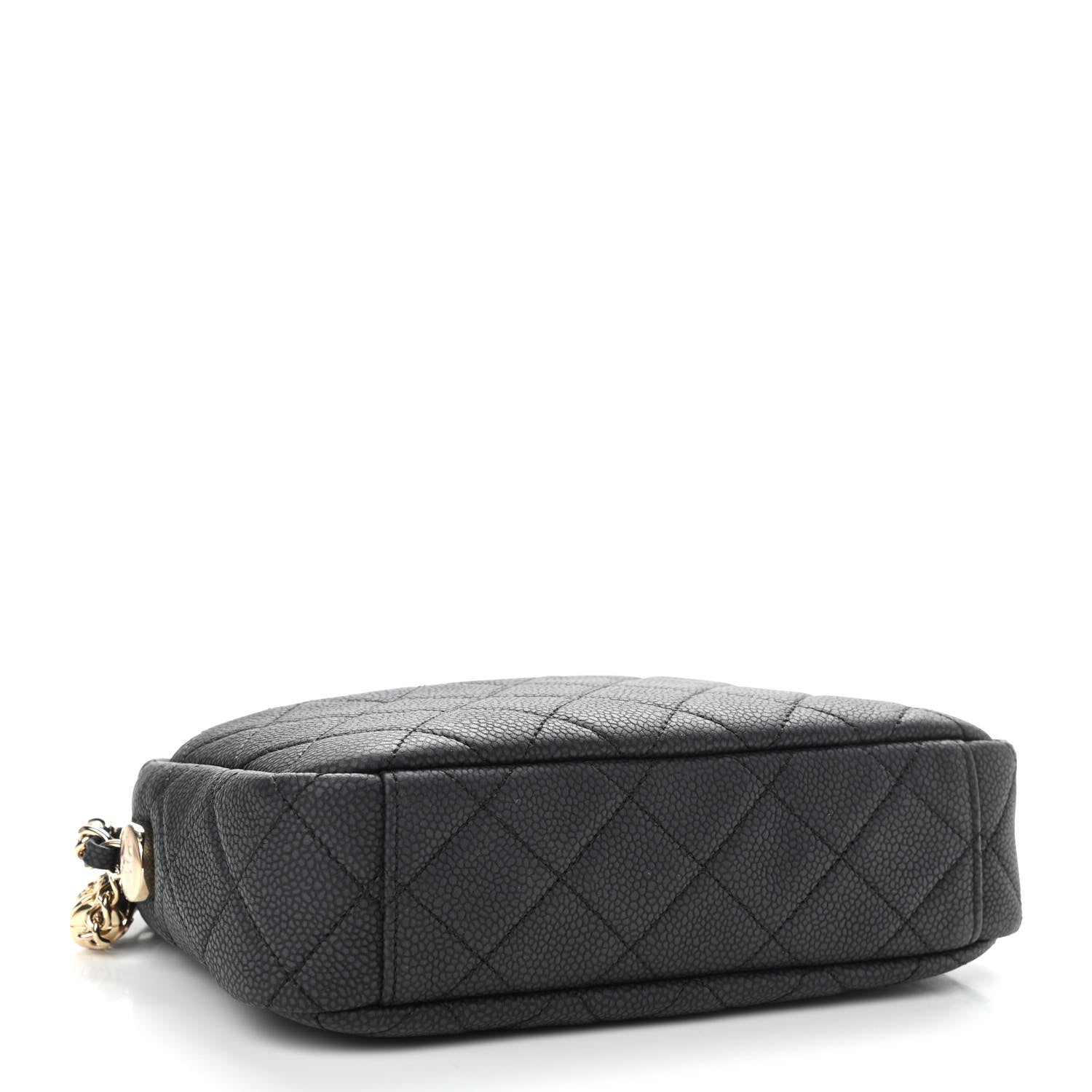 Chanel Iridescent Caviar Quilted Small Coco Tassel Camera Case Black 4 of 10