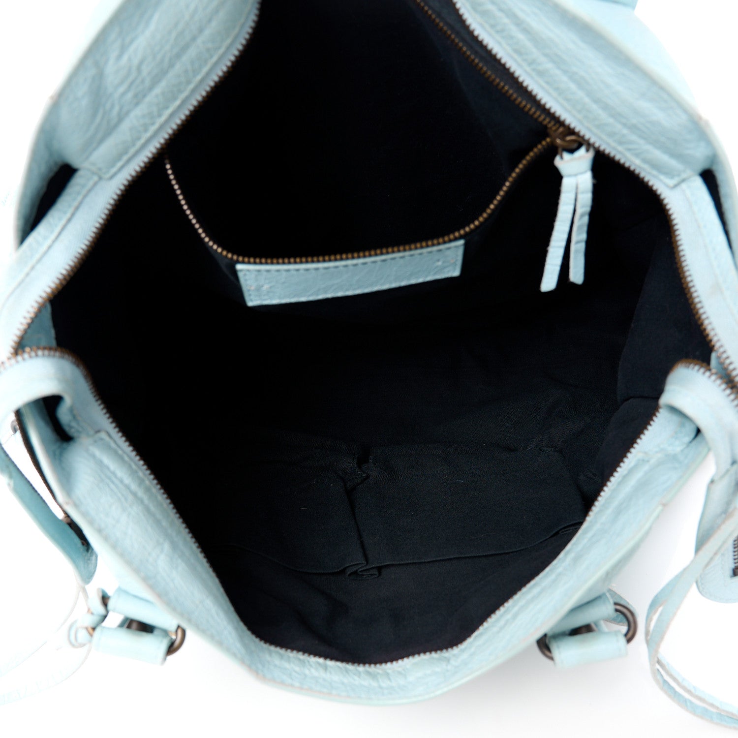 Balenciaga Agneau Classic Hardware City Bleu Acier 6 of 16