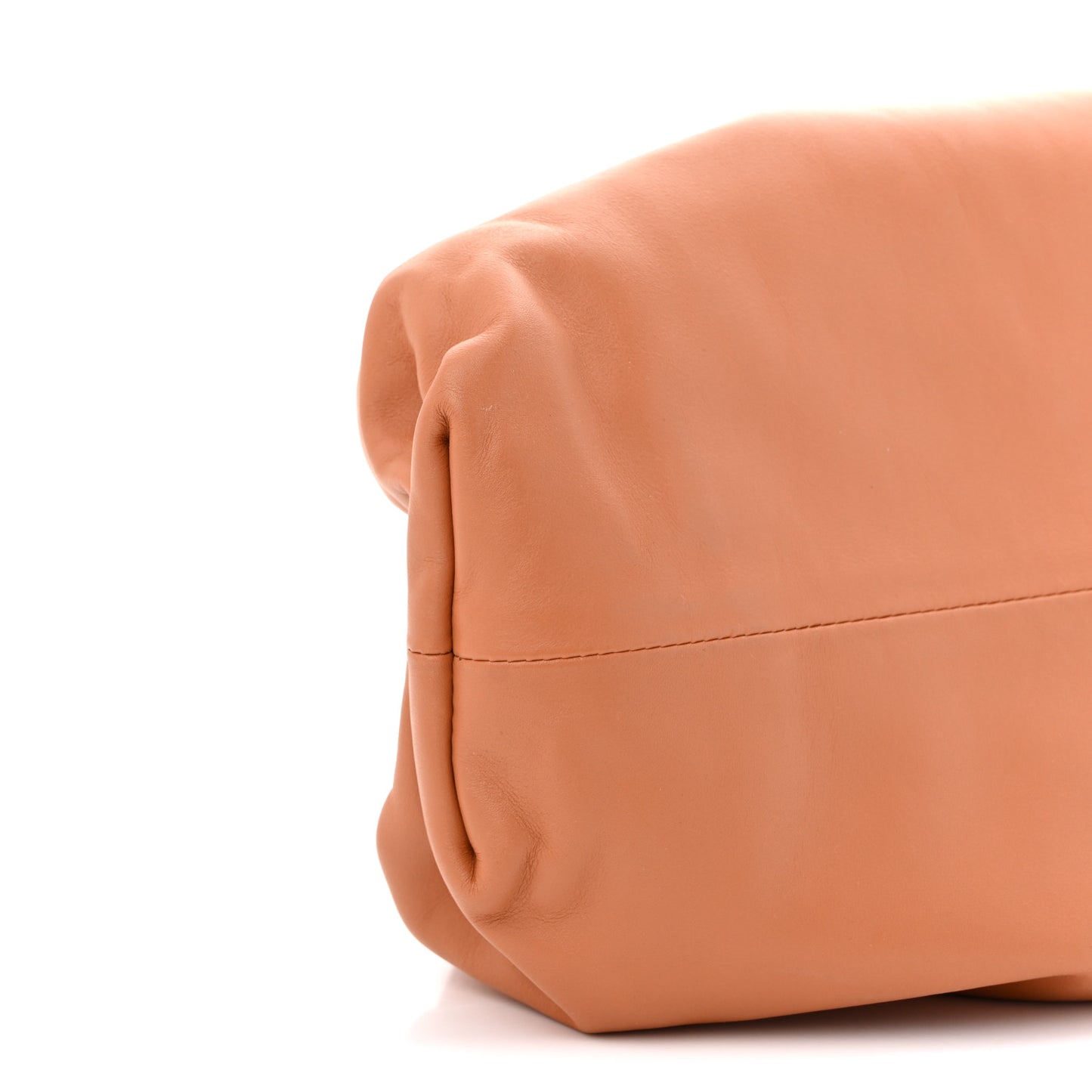 Smooth Butter Calf The Pouch Oversized Clutch Clay